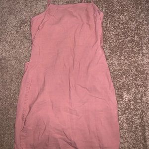 Muted Pink Wrap Dress